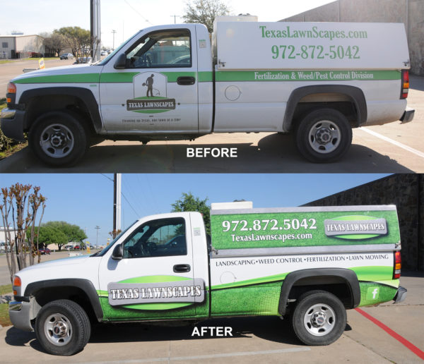 Vehicle Wrap – Truck Wrap of Texas Lawnscape