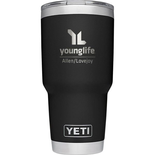 Laser Engraving of Yeti Tumbler for YoungLife