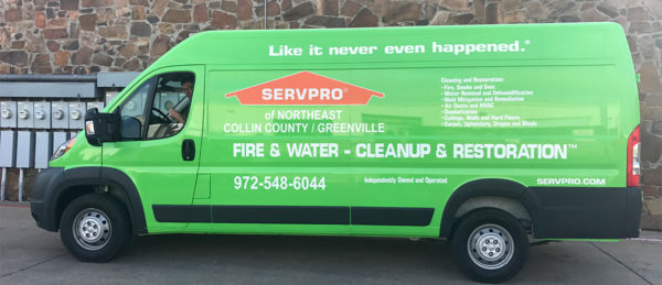 Vehicle Wrap – Delivery Van Wrap of SERVPRO